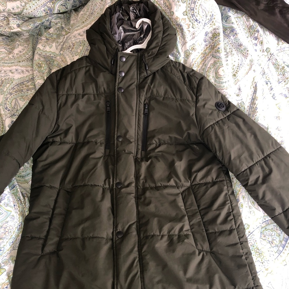Michael Kors long perforated jacket